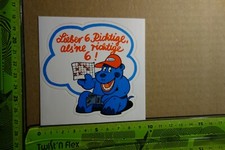 Alter Aufkleber Zahnarzt Zahnpflege Zahnspangen-Dose Kukinozeros KUKIS Spruch