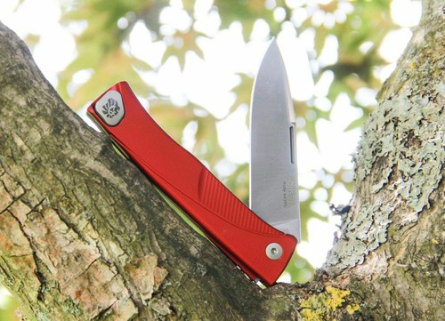 Lionsteel thrill red slipjoint - red,