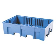 Auffangwanne aus Kunststoff / 220 l / für 2x200 l Fässer / 865 x 1.245 mm (BxT)