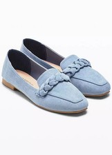 Loafer mit Flechtdetails Gr