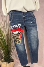 Damen jeans boyfriend rebel - damen,