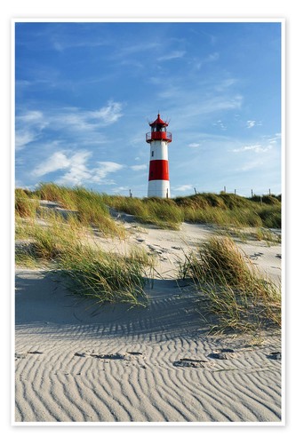 Poster leuchtturm list - list, ost
