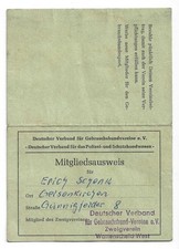 Ausweis Verband für Polizei und Schutzhundewesen Gelsenkirchen 1969 - 1972