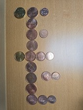 1,2,5,10,20cent Konvolut Euro