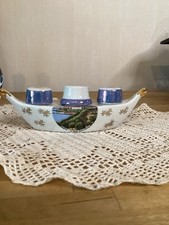 Salon Senfkanne Boot Porzellan Bastia St. Nikolaus. Vintage 