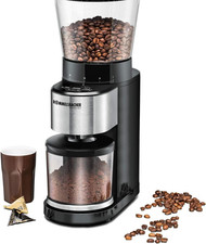 ROMMELSBACHER EKM 500 Kaffeemühle Schwarz/Edelstahl Kegelmahlwerk