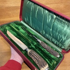 Tranchierbesteck Hirschhorn