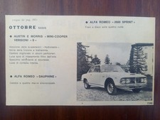 Alfa Romeo 2600 Sprint Bertone Coupe, Abbildung, 1964