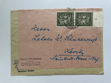 Deutsches Reich 1943 Brief mit UR Paar 860, gestempelt Neustadt (Dosse)