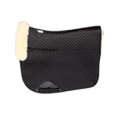 BARTL Echt Lammfell Schabracke "SPEZIAL" Dressur, Lammfell Schwarz oder Natur