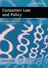 Consumer Law and Policy: Text and Materials on Regulating Consumer Markets by Ia