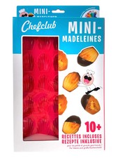 Chefclub - Backform aus Silikon für kleine und große Küchenchefs Rosa Madeleines