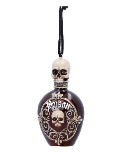 Poison bottle totenkopf hänge - poison,