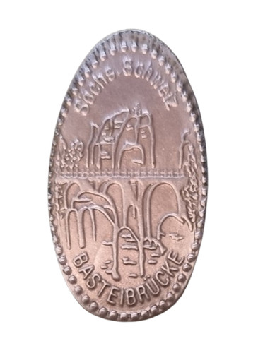Pressmünze basteibrücke - pressmünze,