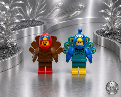 Lego tierkostüm - 🦚, –