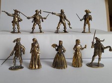 Musketiere Fremdfiguren Metallfiguren metall bronze circa 40 mm
