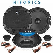 Hifonics Brutus BRX-6.2C 16,5cm Auto Flach-Lautsprecher Set 2-Wege Boxen 200Watt