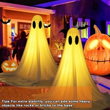 2x Weihnachten Dekoration Geister Für Vorgarten Terrasse Rasen Garten Partydekor