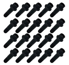 20 Radschrauben M14x1,5 Kugelbund 19 mm Schwarz für Mercedes Felgen