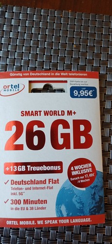 Ortel mobile prepaid sim karte - mobile,