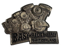 Pin - Harley Motor - EASY RIDER PARTY - SEHR SELTEN - SWITZERLAND - PINS