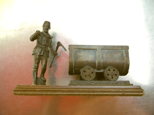 Bergmann mit messinglore auf - mit,