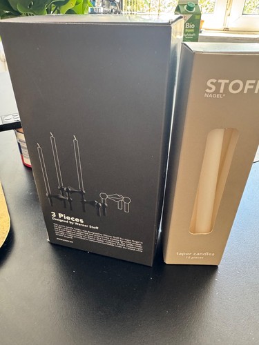 Stoff nagel kerzenständer - stoff,