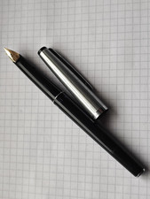 Fuller Kolbenfuller GEHA 711 Feder M 14 k 585 Gold Black 1960 1970 Germany