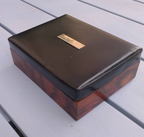 Vintage edelholz schatulle - vintage,