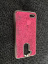 Handy Hülle Lg X Power 3 Glitzer Pink Wie Neu Damen Cool Mädchen Sterne Damen