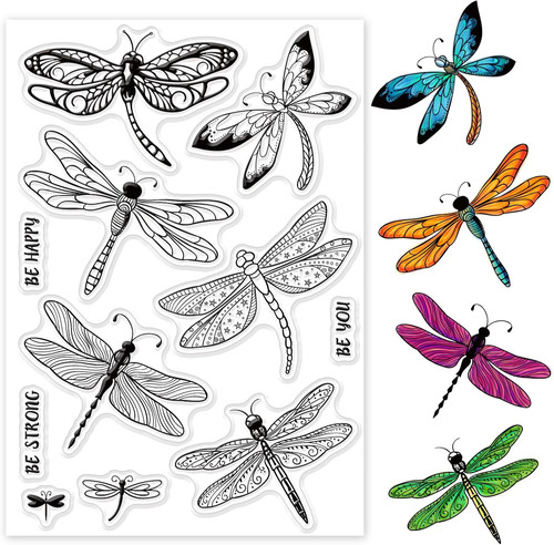 Libelle klare stempel insekten - klare,