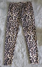Sexy Leggings Gr XL 44 Leoparden Optik
