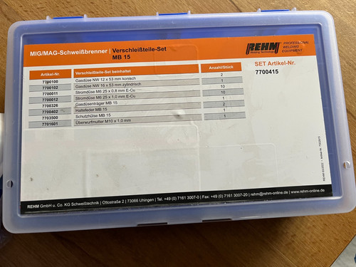 Rehm mig mag schweißbrenner - mig/mag,