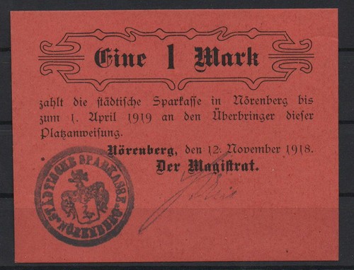 28482 notgeld nörenberg - ,