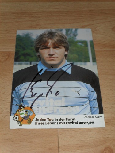 Autogrammkarte andreas köpke - andreas,