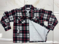 Herren Holzfällerjacke kariert-warm gefüttert mit Fleece-Freizeit &Outdoor