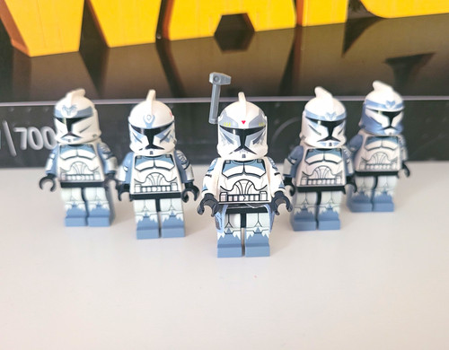 Custom star wars wolffe pack - star,
