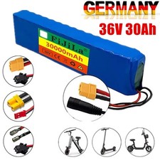 Akku 10S3P 36V 30Ah Li-ion Akku Batterie mit Ladegerät für E-Bike E-Scooter