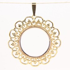 Vintage 9 kt gepunzt Gelbgold