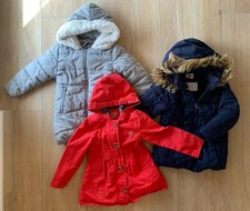 Mädchen Jacke Gr 98, 104, 110, 116 + Schneeanzug Mitwachs-Paket Winter Frühling