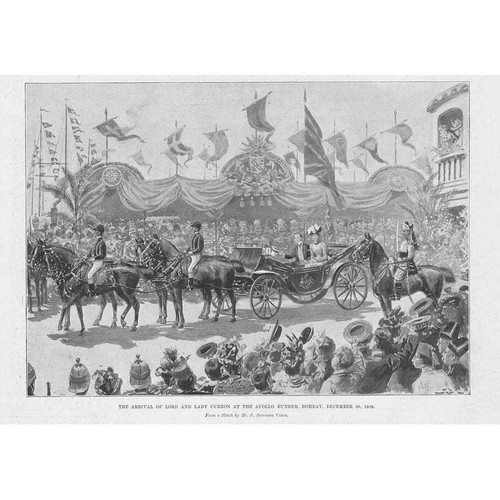 Indien ankunft von lord curzon - von,