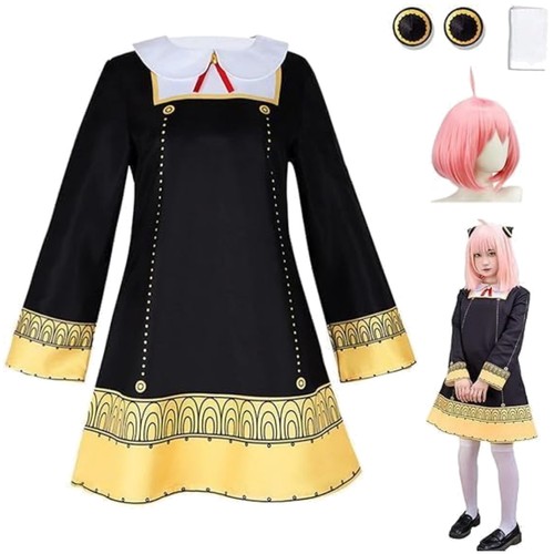 Anime cosplay kostüm anya - cosplay,
