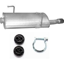 Endschalldämpfer + Anbausatz   Auspuff fur Peugeot 206 auch CC 2.0i 1999-2006