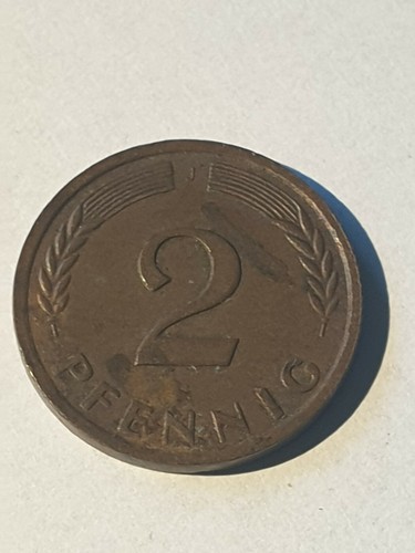 Pfennig brd münze 1962 j - 2,