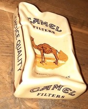 Camel Aschenbeche Werbeartikel, Wie zerknüllte Zigaretten,rar Schachtel Box