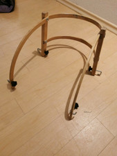 Aufsatz für Schlitten, Lehne, Holz