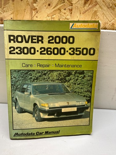 Autodata rover sd1 2000 - autodata,