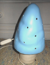 Heico Tischlampe Lampe Pilz Pilzlampe  Höhe 29 cm Breite 16 cm Hellblau