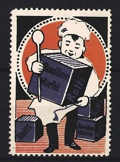 Reklamemarke rotti bouillon - rotti,