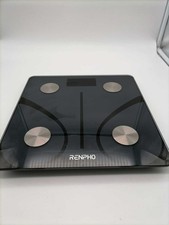 RENPHO Körperfettwaage Bluetooth – Smart Personenwaage mit App, 180 kg, Schwarz